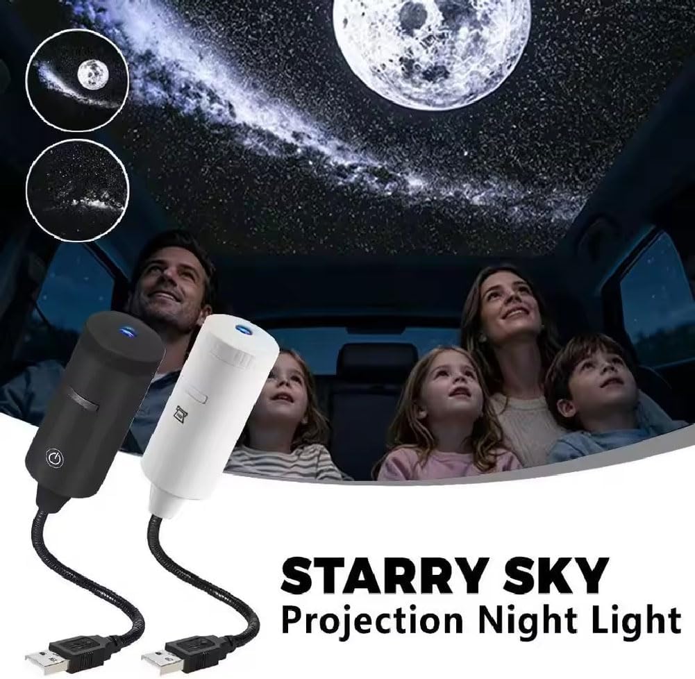 Home Decor Living Room - Galaxy Ambient Projector Lamp Plug and