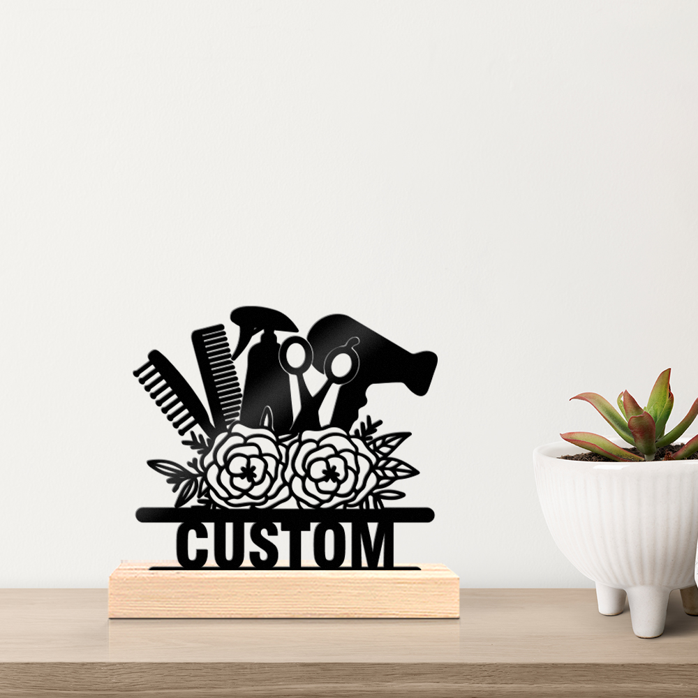Home Decor For Birthday - 1pc Fashionable Personalized Custom Metal Statue