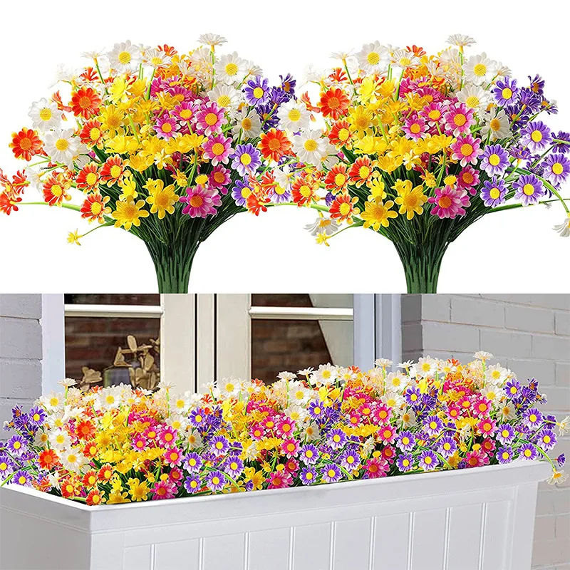 Home Decor Handicraft - 35cm Artificial Flower Daisy Anti-UV Non-fading