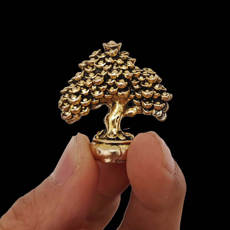Home Decor Handicraft - Creative money ingot fortune tree, Chinese