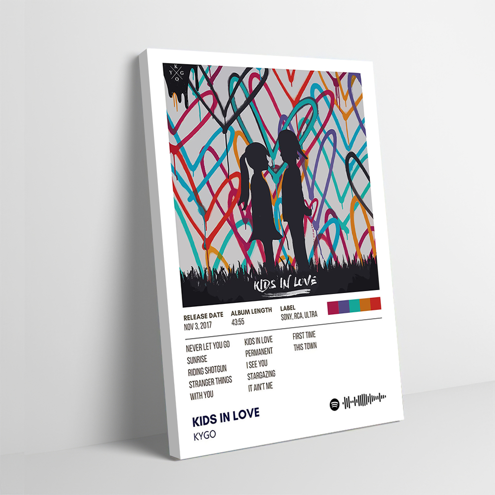 Home Decor Lovely Home - Kygo Kids in Love Printed Poster