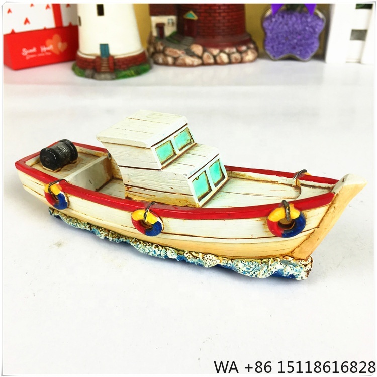 Home Decor Handicraft - Creative Custom Resin Sailboat Handicraft Ornament
