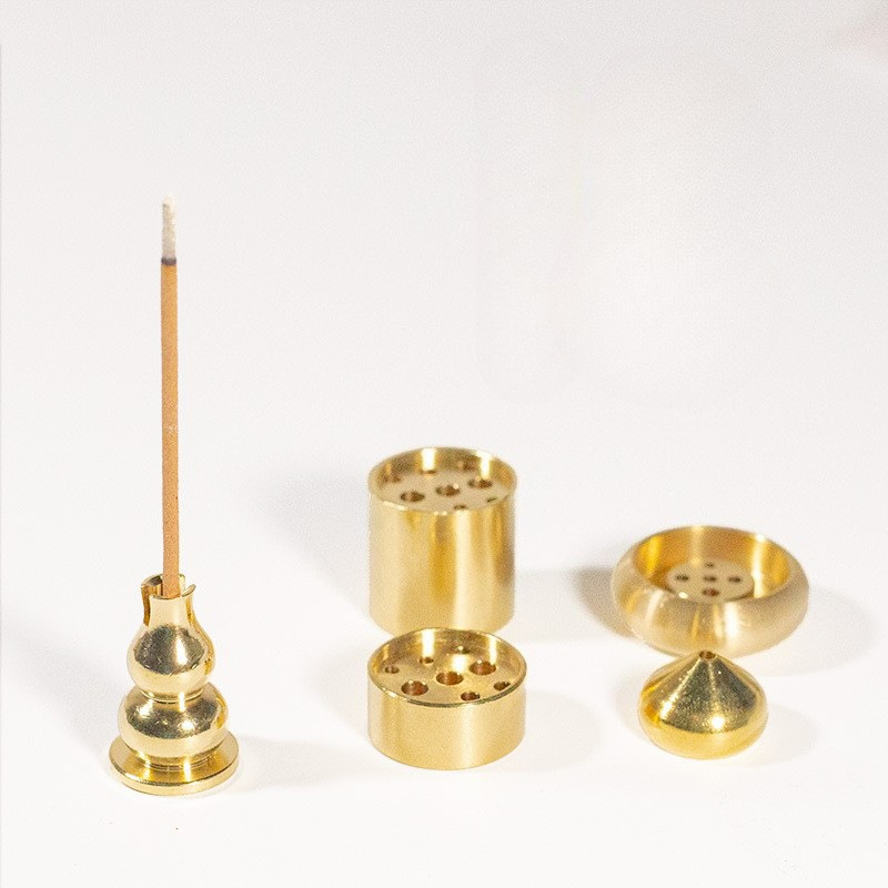 Incense Stick Holder - Brass Sandalwood Incense Burner Metal 9