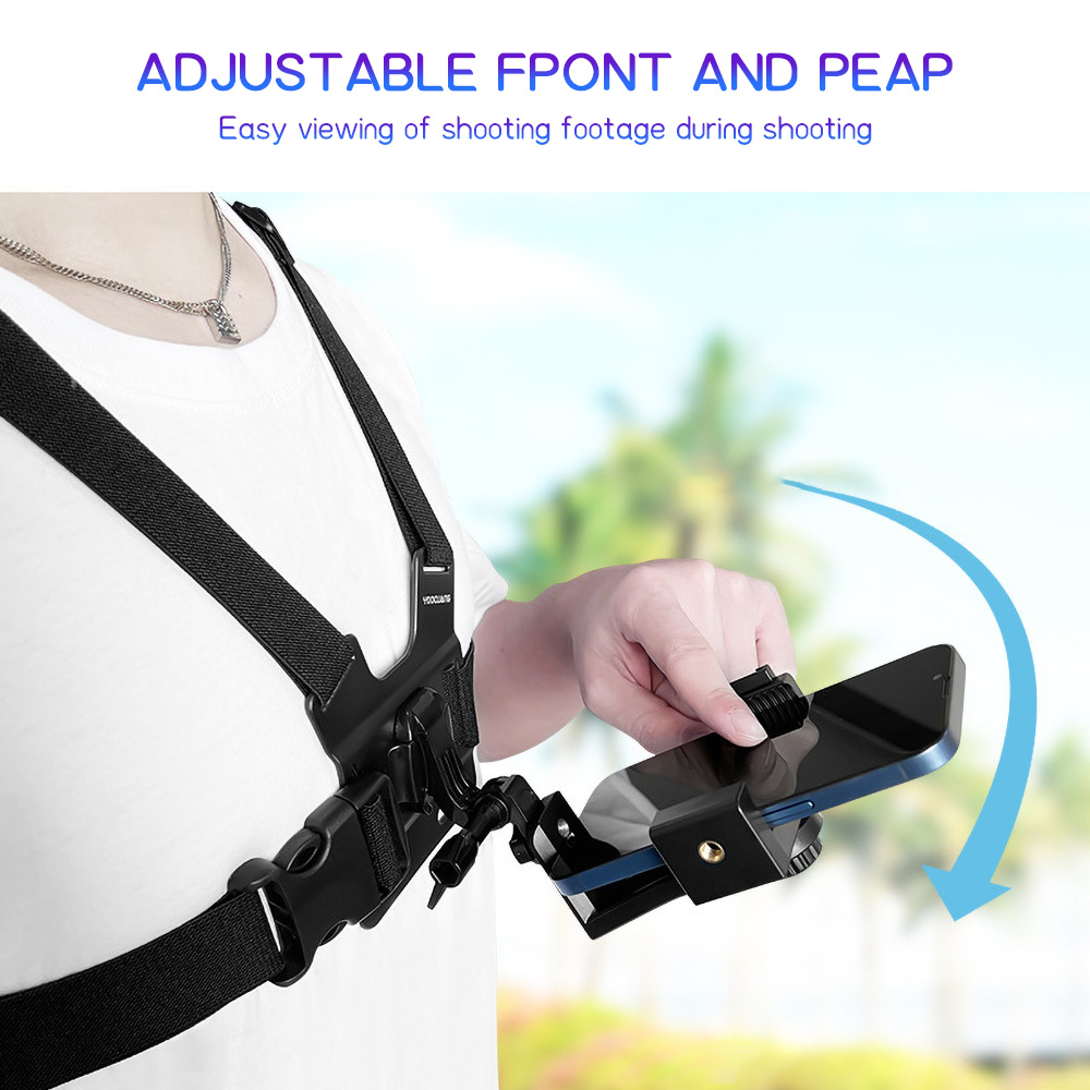 Home Decor Gift - Chest Mount Phone Strap Holder Adjustable