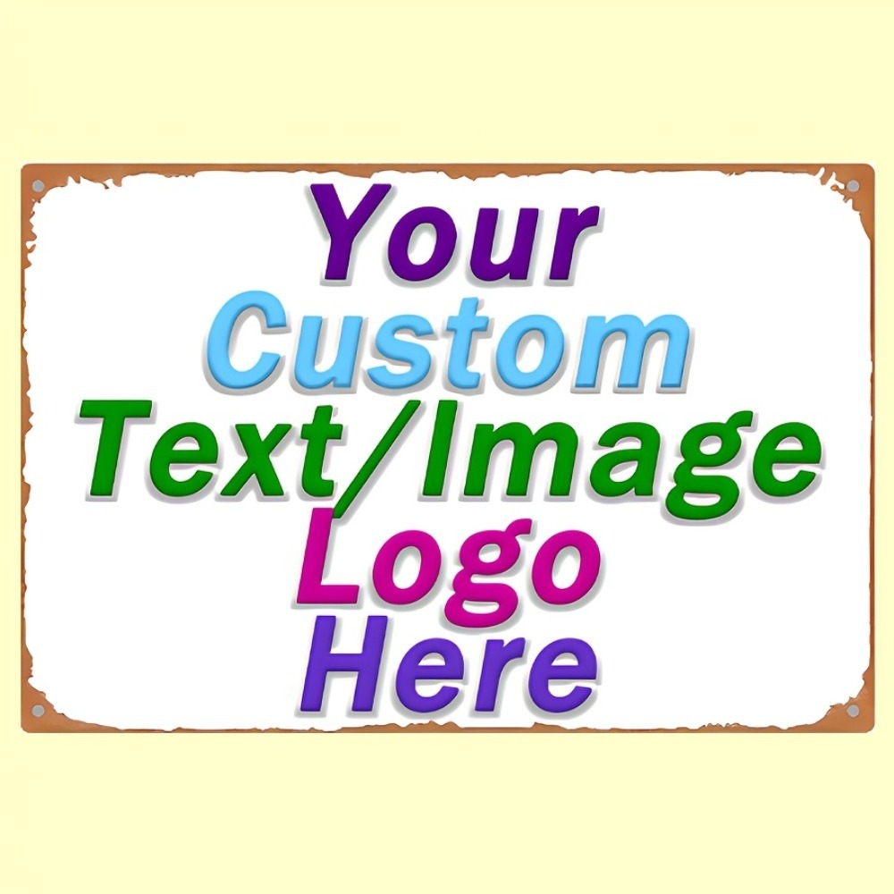 Home Decor Free Images - Custom Image Retro Aluminum Wall Plaque