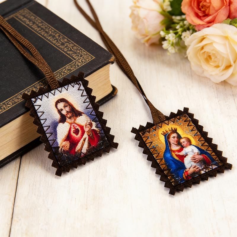 Religious Scapular Pendants Wi - Home Decor Free Images ulasan dan harga