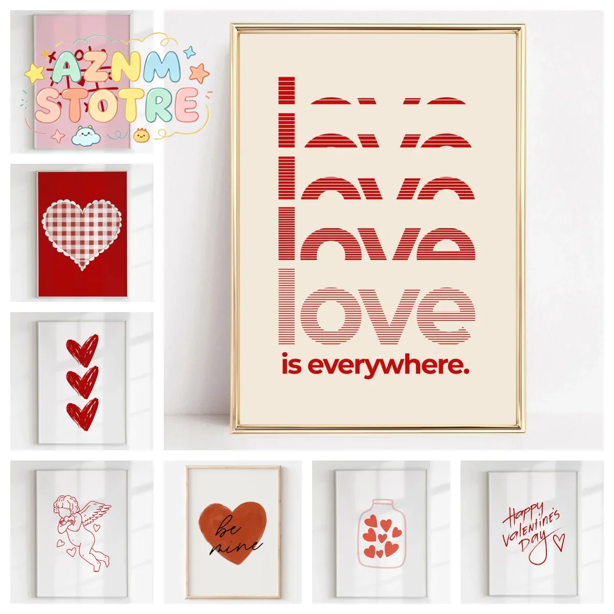 Nordic Minimalist Valentine's  - Home Decor Lovely Home ulasan dan harga