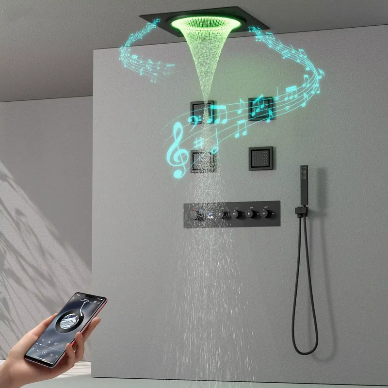 Smart LED Shower Set Bathroom  - Home Decor In ulasan dan harga