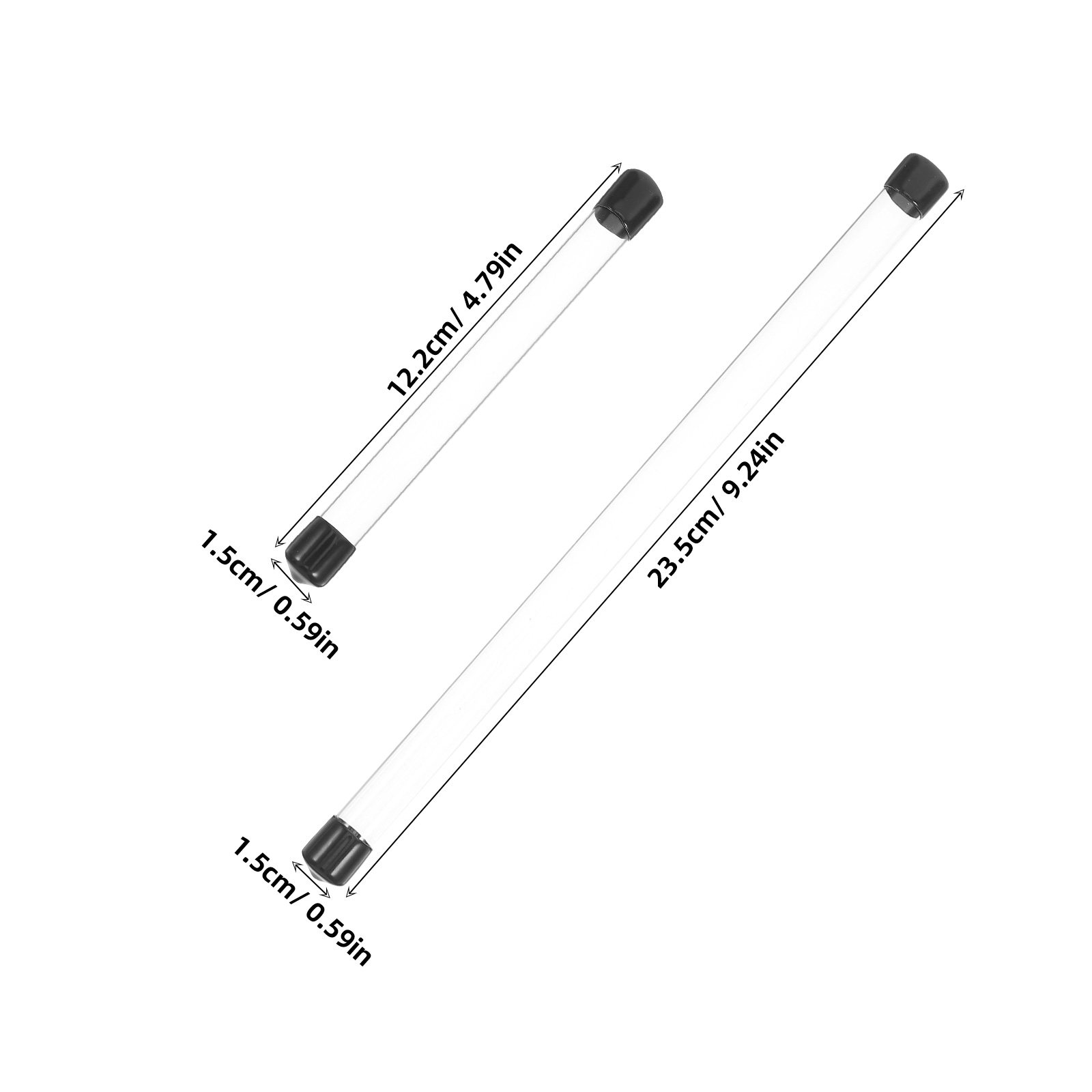 4Pcs Portable Transparent Ince - Incense Stick Holder ulasan dan harga