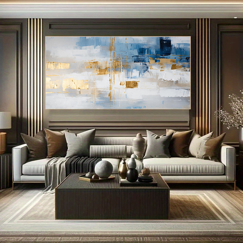 100% Handmade Abstract Oil Pai - Home Decor Free Images ulasan dan harga