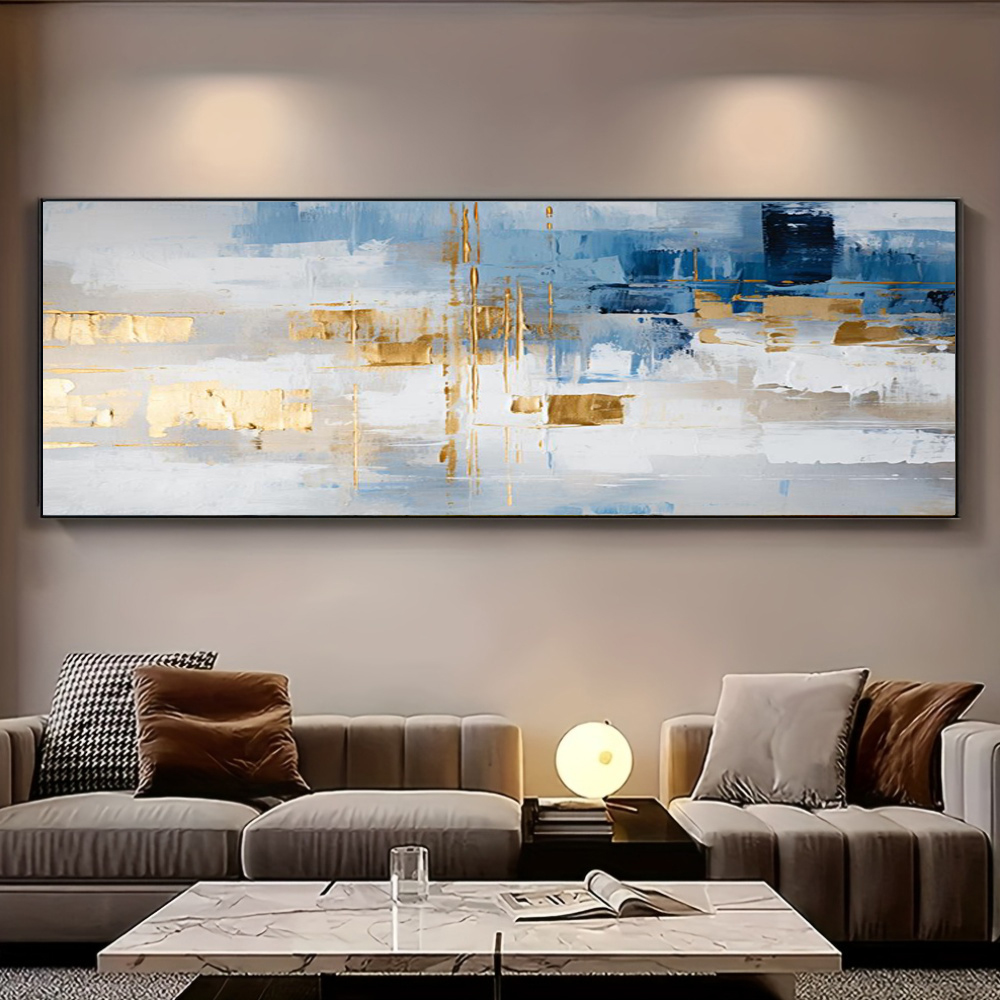 100% Handmade Abstract Oil Pai - Home Decor Free Images ulasan dan harga