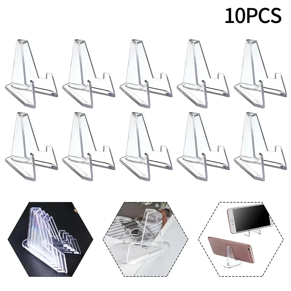10 Pcs Acrylic Display Stand T - Home Decor Exhibition ulasan dan harga
