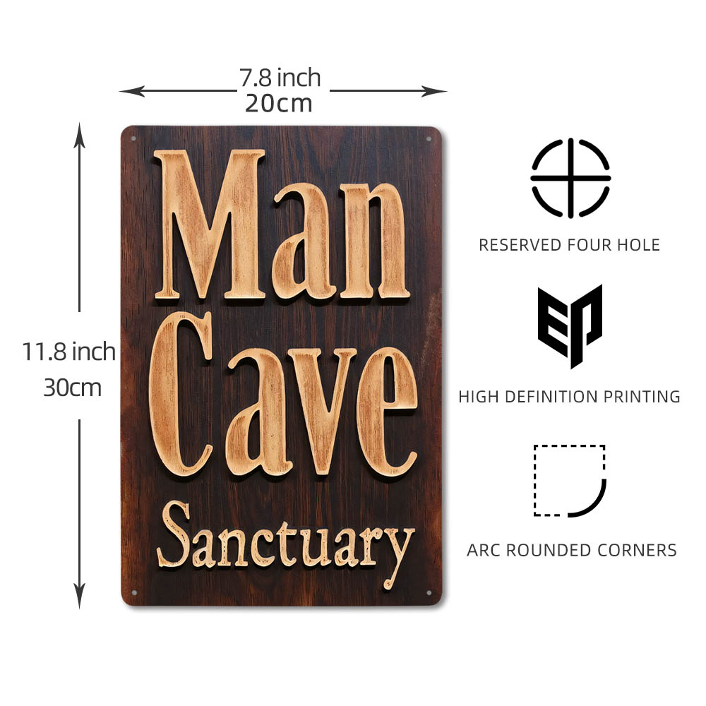Retro Metal Tin Signs Man Cave - Home Decor Lovely Home ulasan dan harga