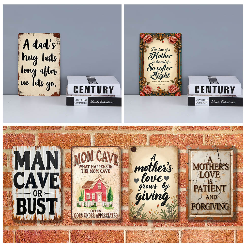 Retro Metal Tin Signs Man Cave - Home Decor Lovely Home ulasan dan harga