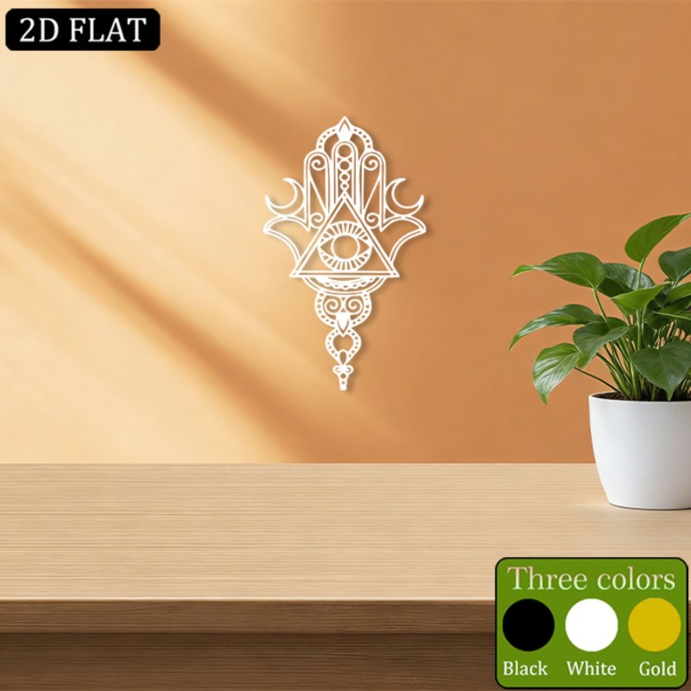 CIFBUY Iron Wall Art Hamsa Evi - Home Decor Living Room ulasan dan harga