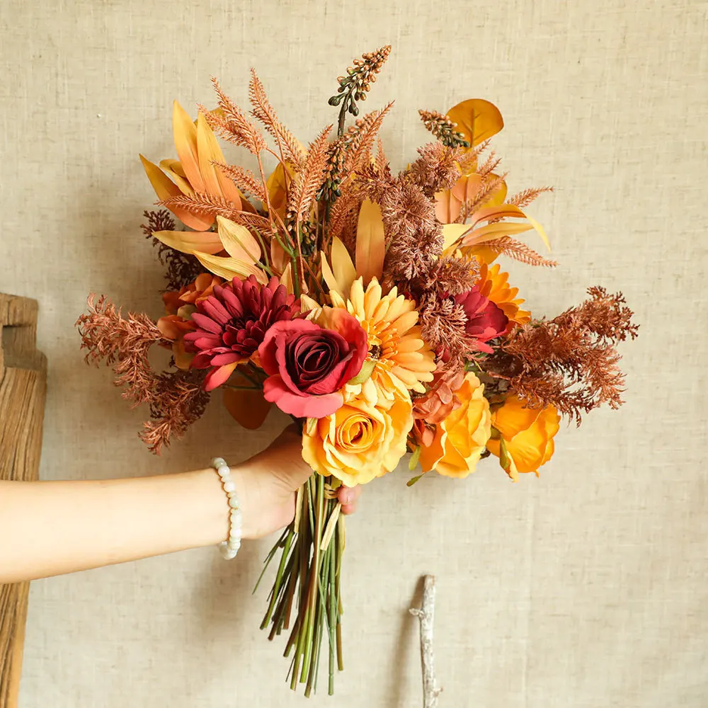 INS 44cm Wind Autumn Color Bou - Home Decor Handicraft ulasan dan harga