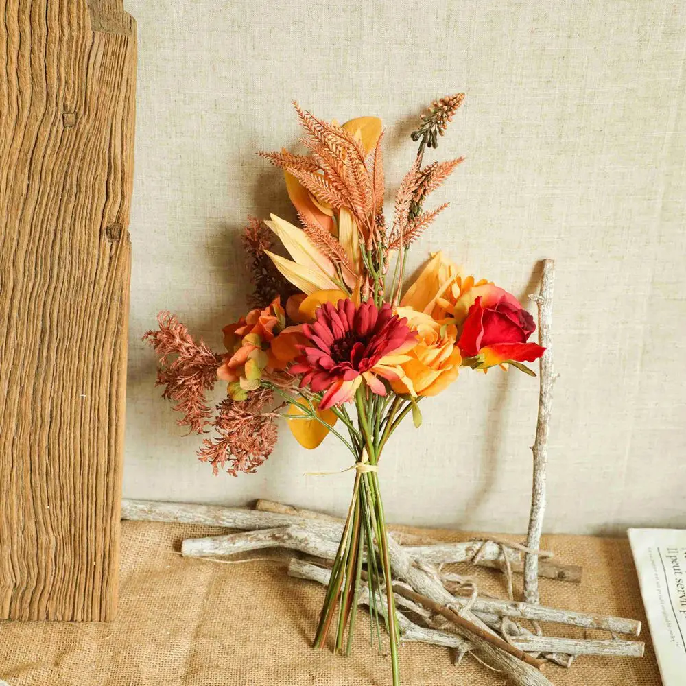 INS 44cm Wind Autumn Color Bou - Home Decor Handicraft ulasan dan harga