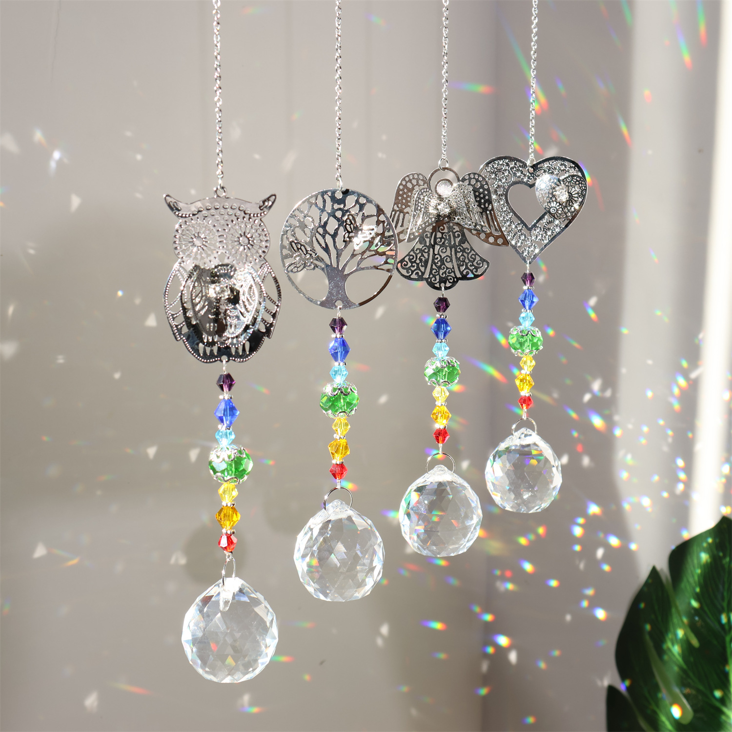 Crystal Sun Catcher Metal Piec - Crystal Sun Catcher ulasan dan harga
