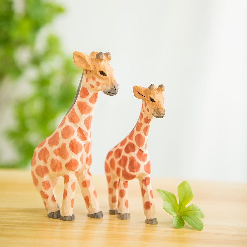Handmade Wooden Animal Figurin - Home Decor Living Room Ideas ulasan dan harga