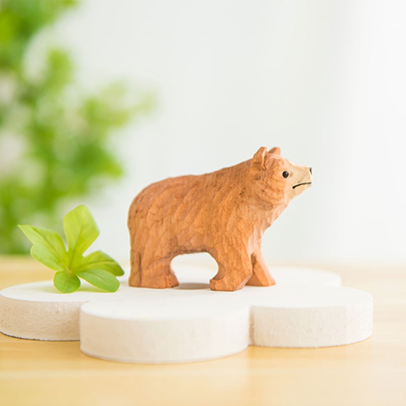 Handmade Wooden Animal Figurin - Home Decor Living Room Ideas ulasan dan harga