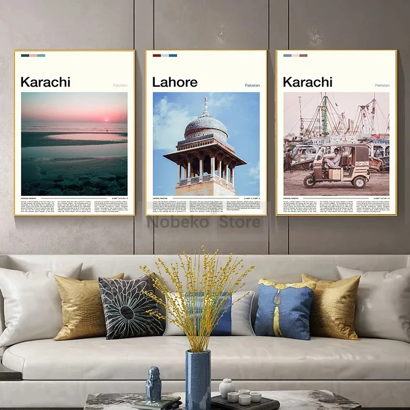 Canvas Painting Wall Art Pictu - Home Decor Karachi ulasan dan harga