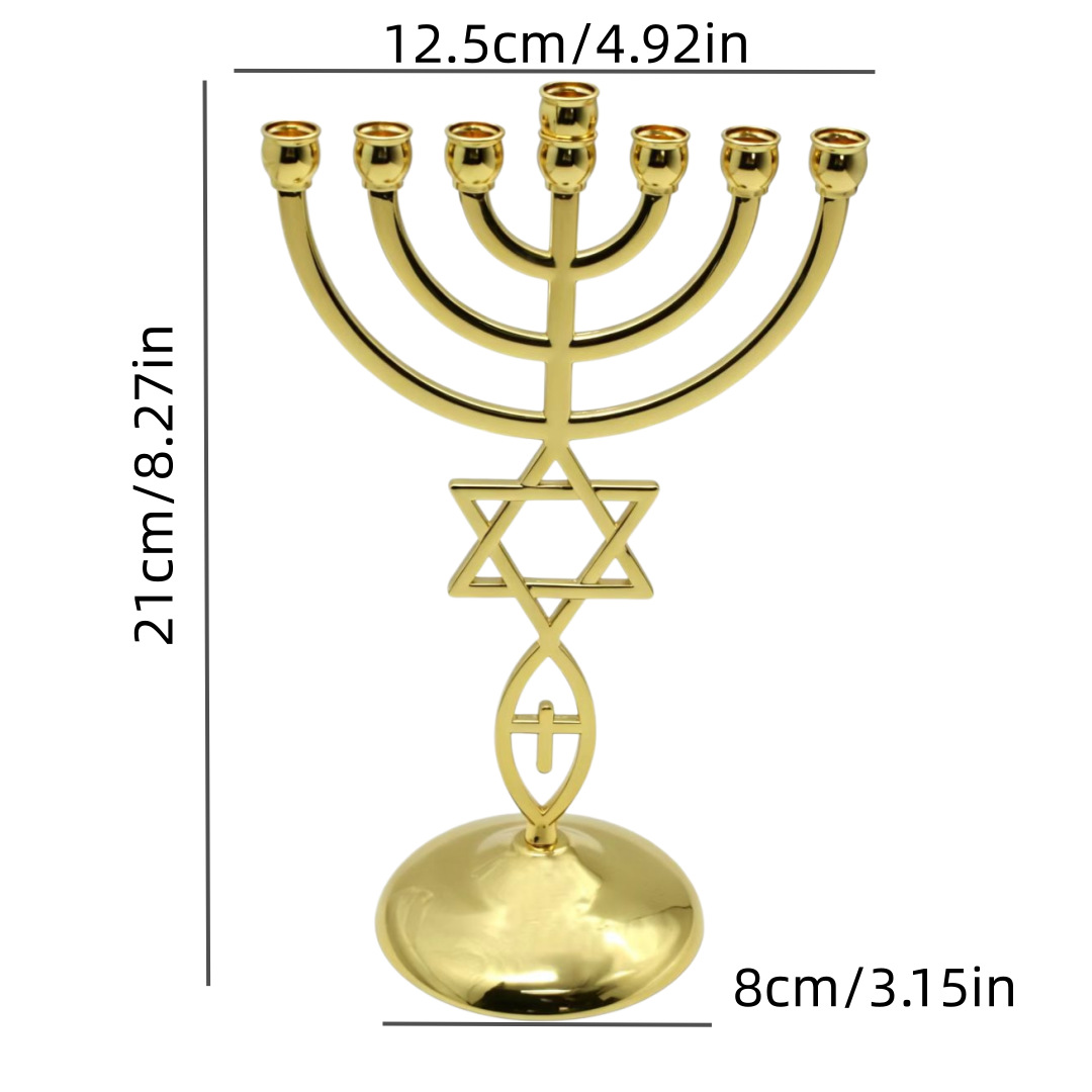 Hanukkah Seven-Headed Candle H - Home Decor In ulasan dan harga