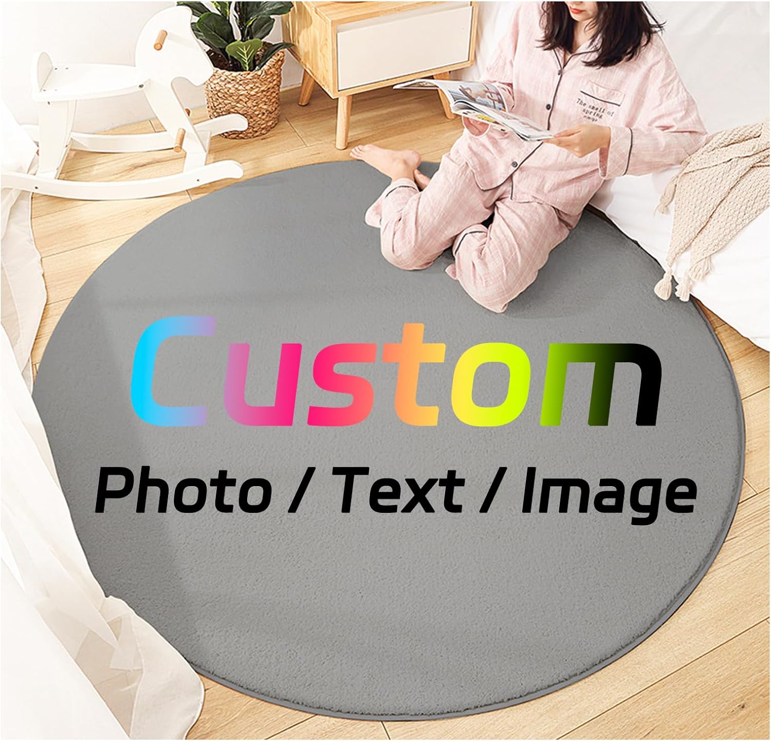 Custom Round Rug Personalized  - Home Decor Free Images ulasan dan harga