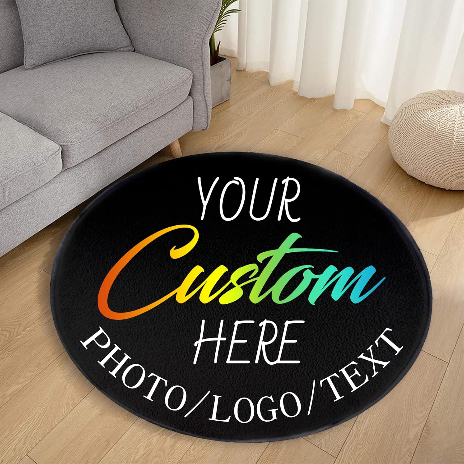 Custom Round Rug Personalized  - Home Decor Free Images ulasan dan harga