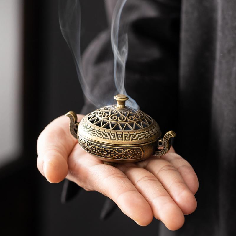 Retro Copper Incense Burner In - Incense Stick Holder ulasan dan harga