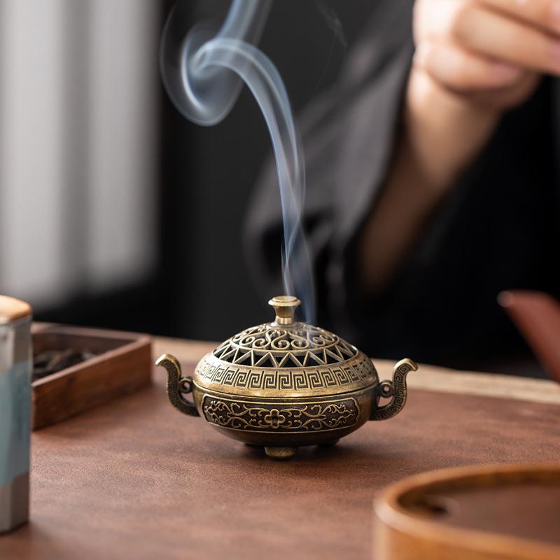 Retro Copper Incense Burner In - Incense Stick Holder ulasan dan harga