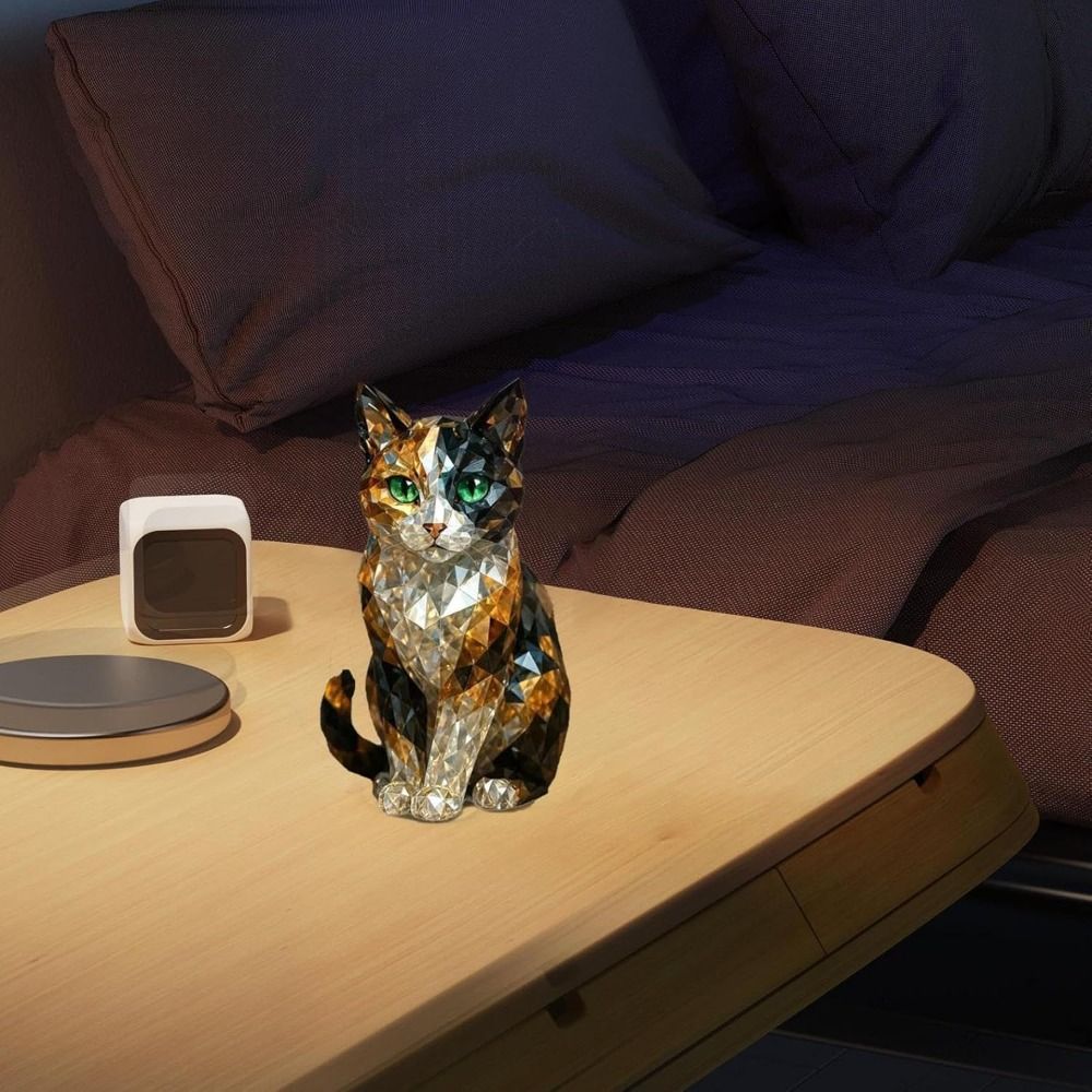 Handmade Crystal Animal Figuri - Home Decor Modern Organic ulasan dan harga