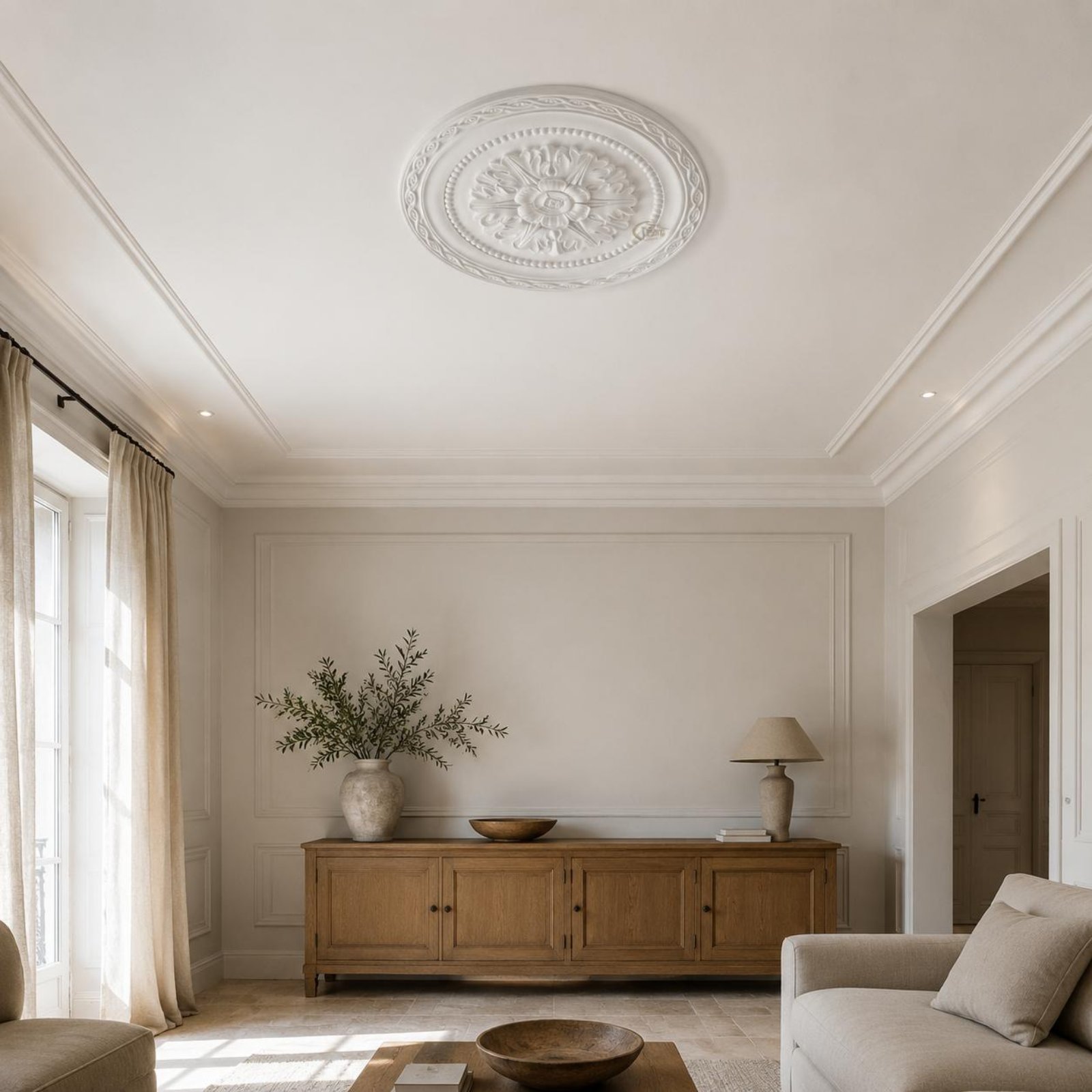 Ceiling Medallion European Des - Home Decor Living Room ulasan dan harga