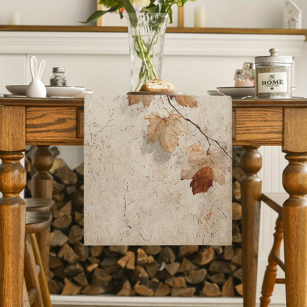 1 Autumn Fallen Leaf Theme Tab - Home Decor Exhibition ulasan dan harga