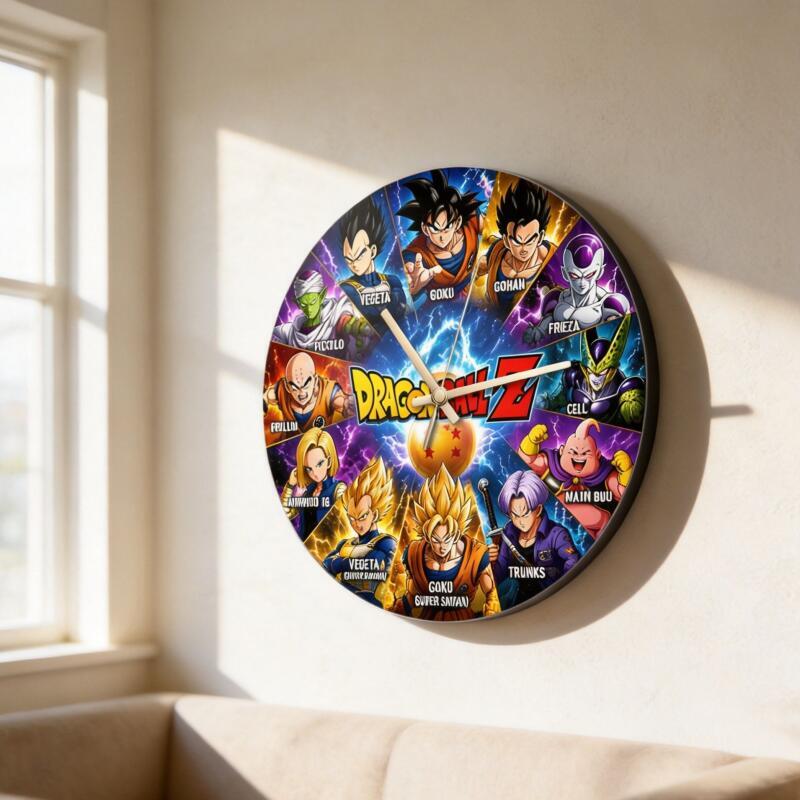 Dragon Ball Z Anime Round Wall - Home Decor Online ulasan dan harga