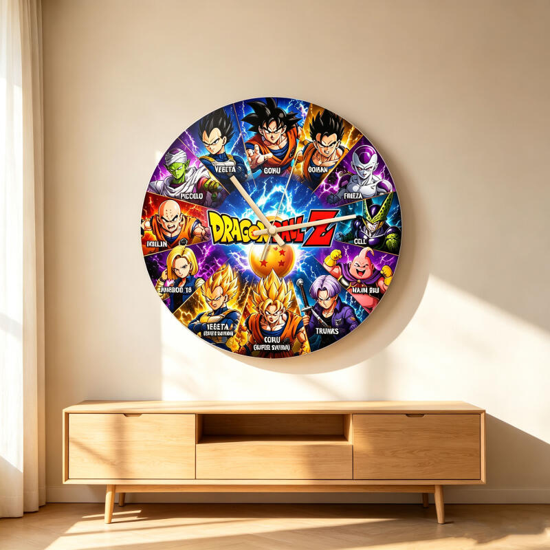 Dragon Ball Z Anime Round Wall - Home Decor Online ulasan dan harga
