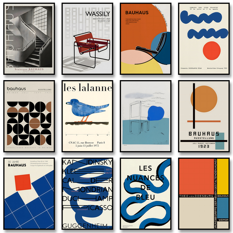 Geometric Bauhaus Exhibition P - Home Decor Exhibition ulasan dan harga