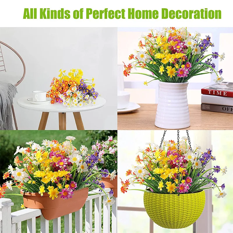 35cm Artificial Flower Daisy A - Home Decor Handicraft ulasan dan harga