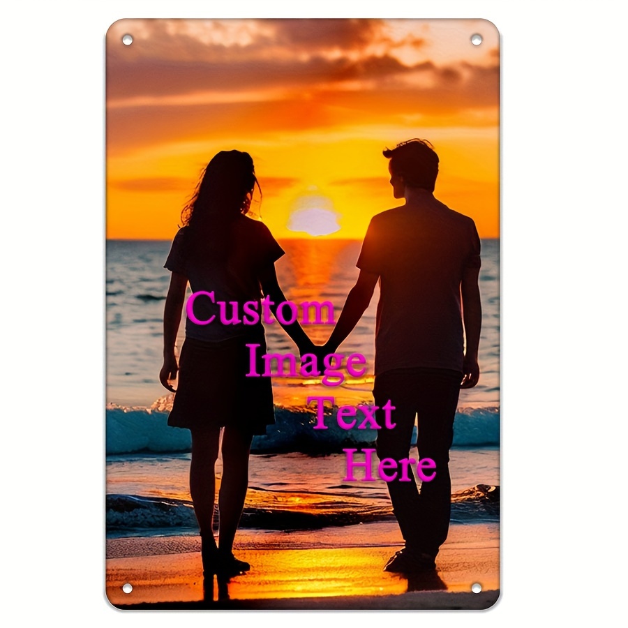 Custom Image/Text 2D Flat Prin - Home Decor Free Images ulasan dan harga