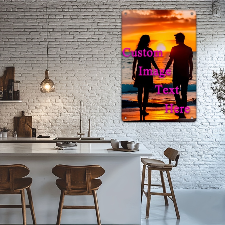 Custom Image/Text 2D Flat Prin - Home Decor Free Images ulasan dan harga