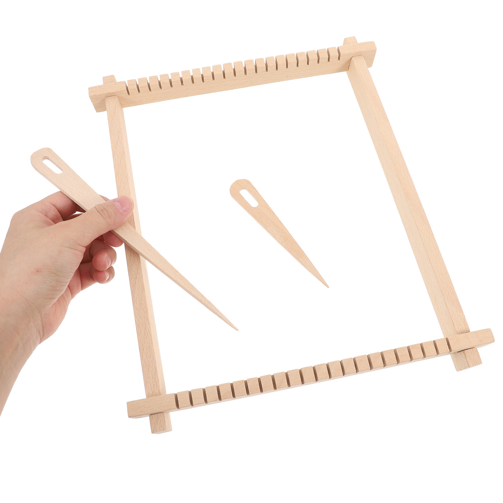 1Set Wooden Frame Weaving Kit  - Home Decor Handicraft ulasan dan harga