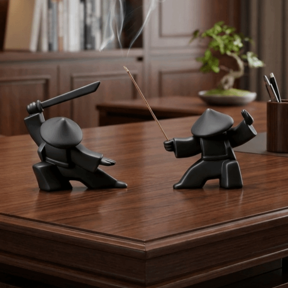 2PCS 3D Printed Samurai Incens - Incense Stick Holder ulasan dan harga