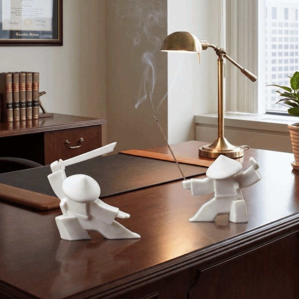 2PCS 3D Printed Samurai Incens - Incense Stick Holder ulasan dan harga
