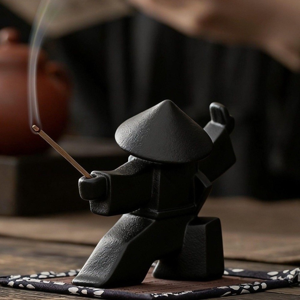 2PCS 3D Printed Samurai Incens - Incense Stick Holder ulasan dan harga