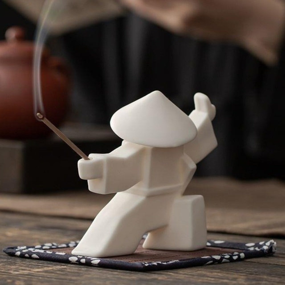 2PCS 3D Printed Samurai Incens - Incense Stick Holder ulasan dan harga