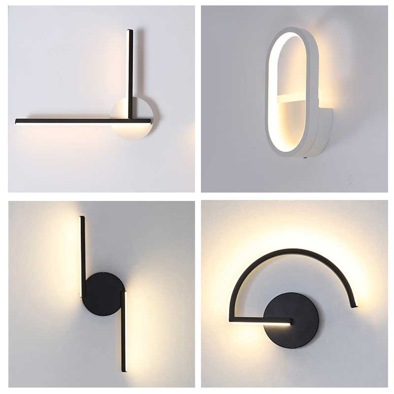 Modern Nordic LED Wall Lamp, M - Home Decor Living Room ulasan dan harga