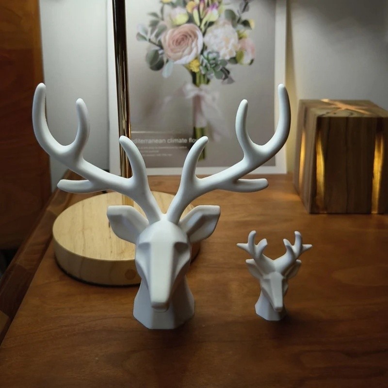 2 Pieces of Deer Antlers Ornam - Home Decor Handicraft ulasan dan harga