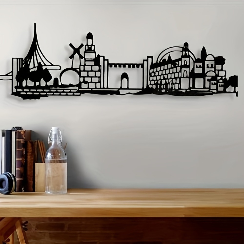 CIFBUY Metal Wall Art Jerusale - Home Decor In ulasan dan harga