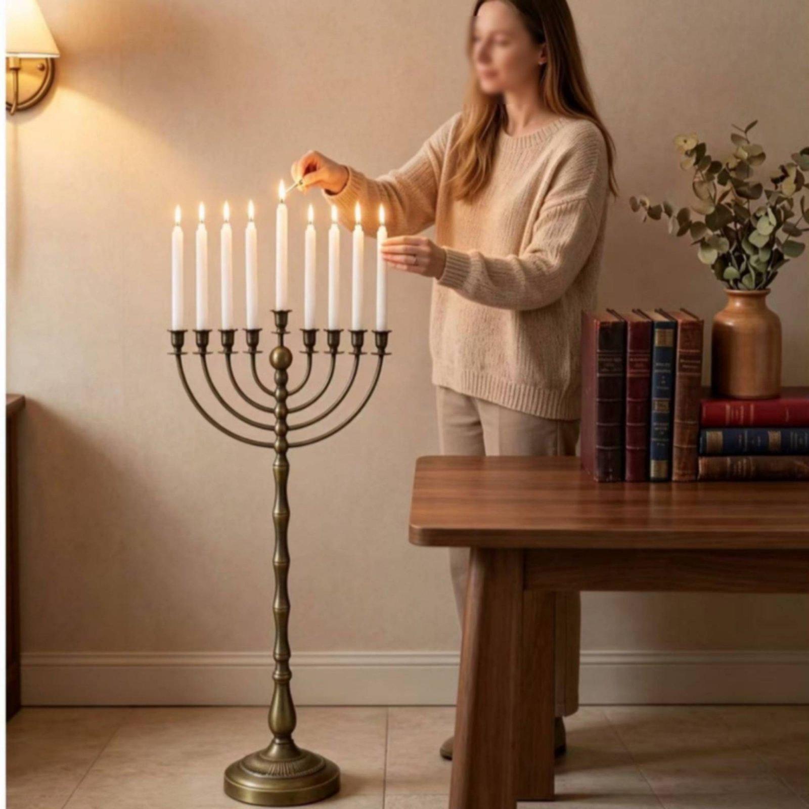 Antique Bronze Menorah Stand M - Home Decor In ulasan dan harga
