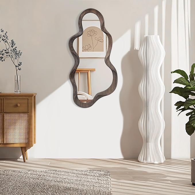 Modern Gold Irregular Cloud Wa - Home Decor Mirror ulasan dan harga