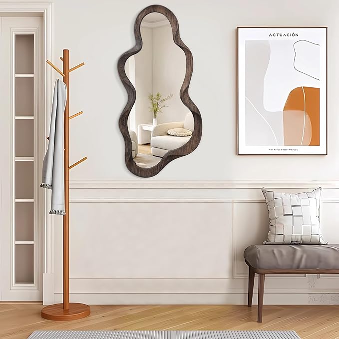 Modern Gold Irregular Cloud Wa - Home Decor Mirror ulasan dan harga